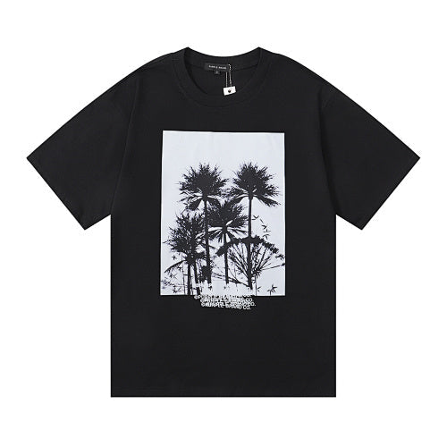 New Purple Short-Sleeve T-Shirt - Black