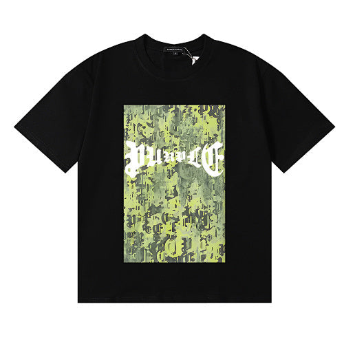 New Purple Short-Sleeve T-Shirt - Black