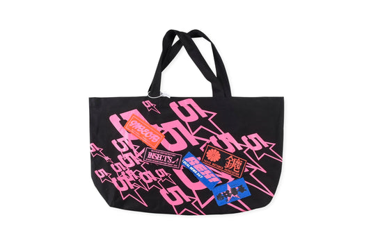 Sp5der Graphic Oversized Tote Bag - Black - view 9