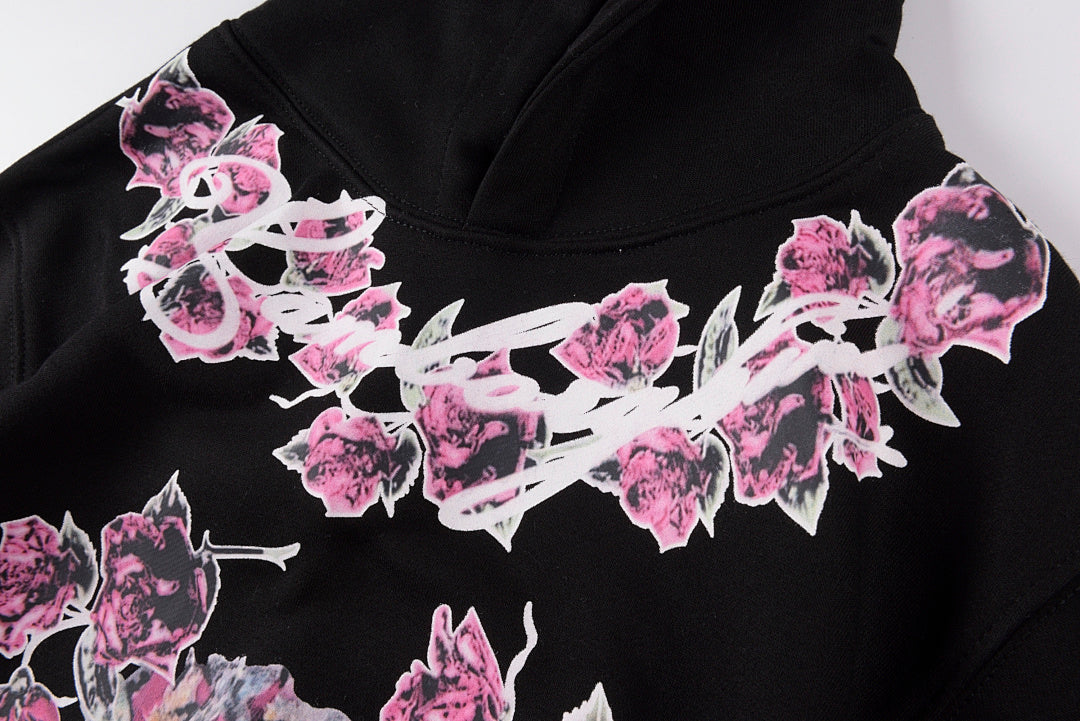 ASAP ROCKY 合作款 YAMS DAY VLON Hoodie 嘻哈说唱 人像套头卫衣 - view 9