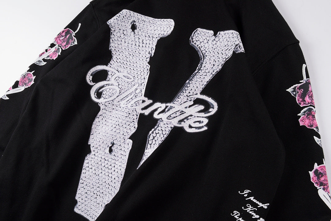 ASAP ROCKY 合作款 YAMS DAY VLON Hoodie 嘻哈说唱 人像套头卫衣 - view 12