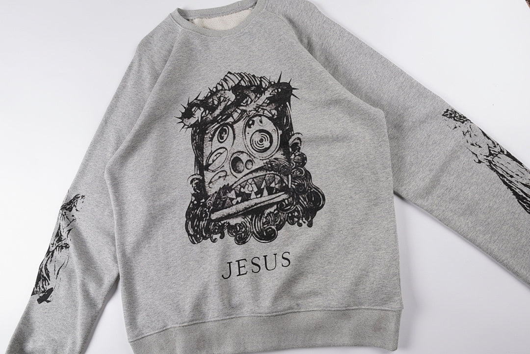 村上KaiKai KiKiSTM×TM SWEAT jesus/GRY毛 - view 8