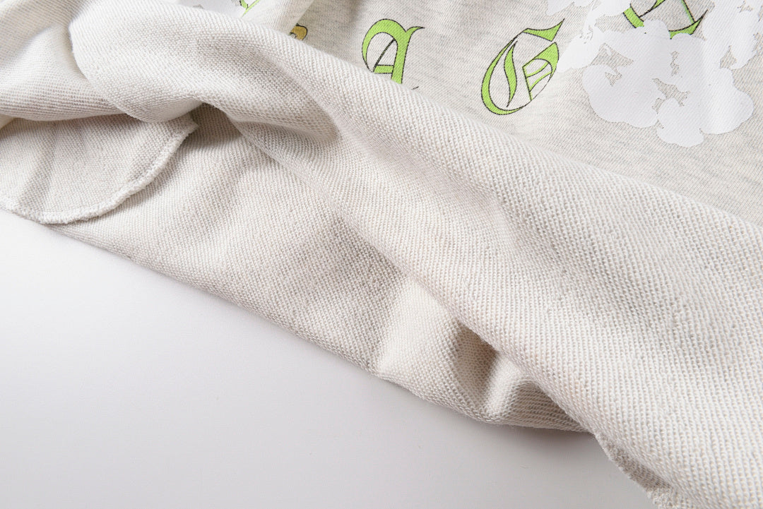 明星同款 Aged Graffiti Hoodie INS同款重工手绘涂鸦套头卫衣 - view 1