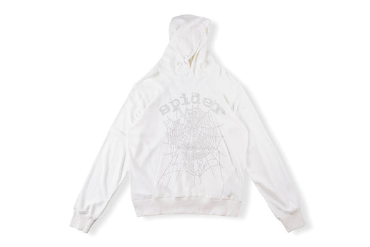 明星同款sp5der 55555 hoodie 闪片大logo男女卫衣 - view 11