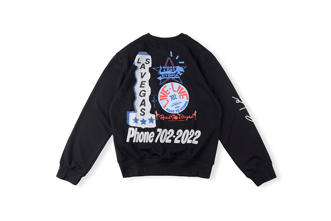 Travis Scott O2 Live Sand Tee 嘻哈说唱周边巡演卫衣 - view 9