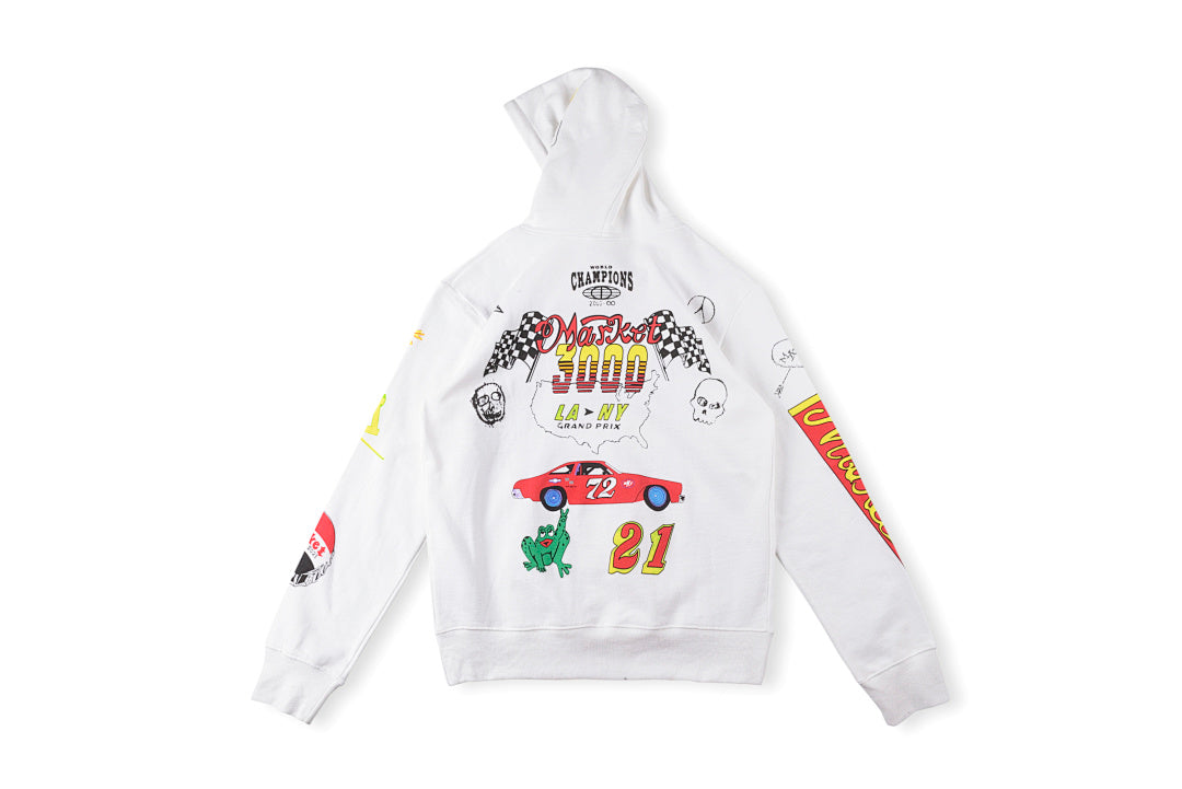 SMILEYR MARKET MOSAIC HOODIE图案印花秋冬百搭卫衣 - view 9