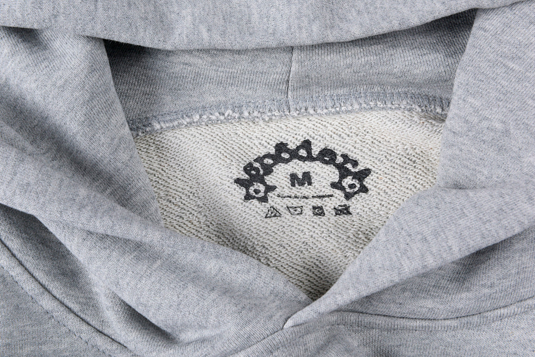 Sp5der 555555 Wed yellow star Hoodie pants香蕉黄男女卫衣短款 - view 2