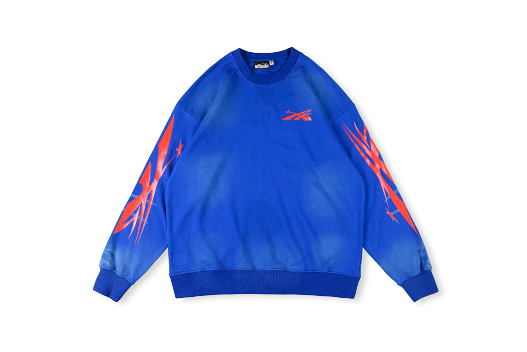 Hellstar Studios Sports Crewneck hoodie logo圆领男女套头卫衣 - view 2