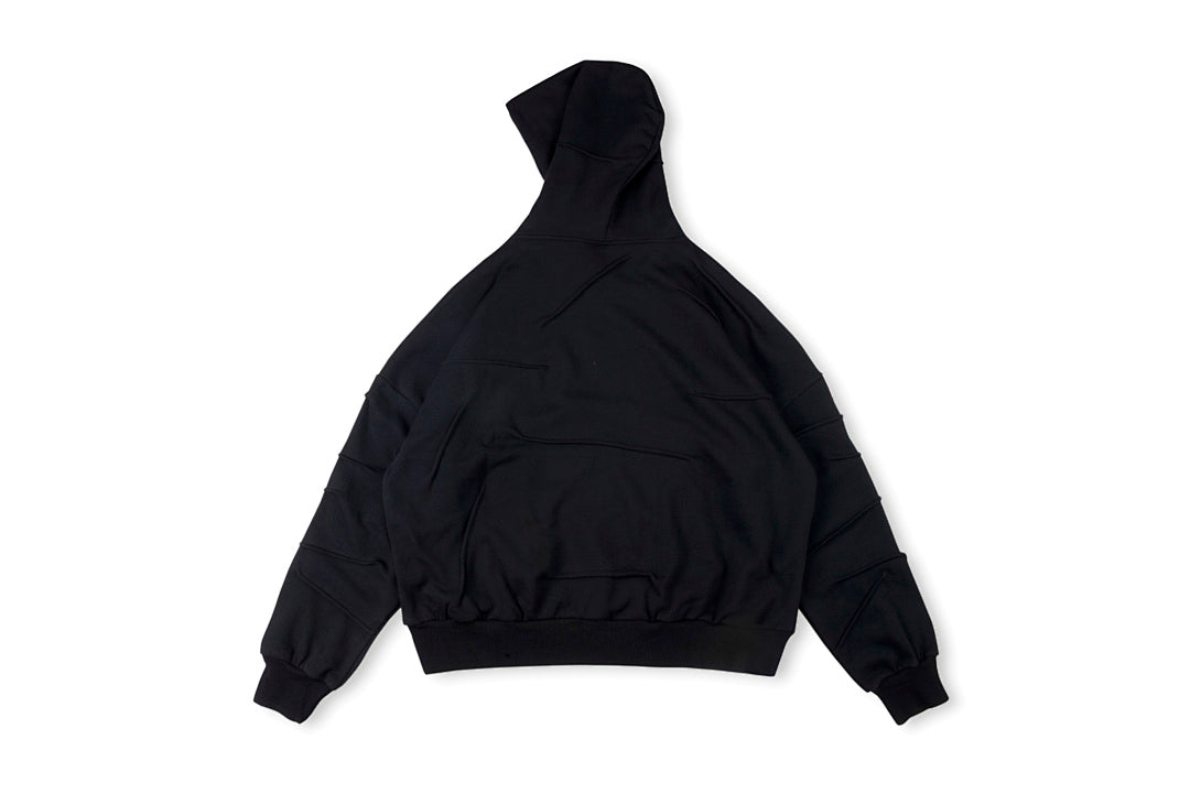 Travis Scott hoodie美式复古皱褶结构设计感连帽卫衣 - view 8