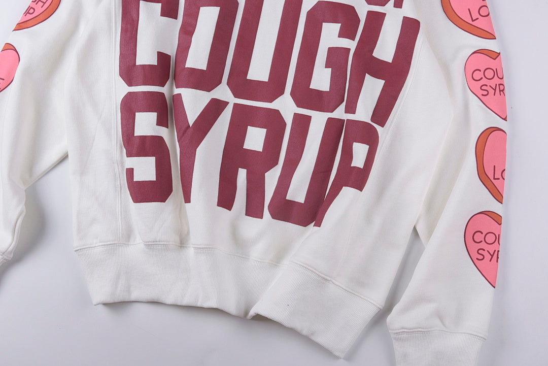 2024欧美潮That's A Awful Lot of Cough Syrup 爱心运动休闲卫衣 - view 11