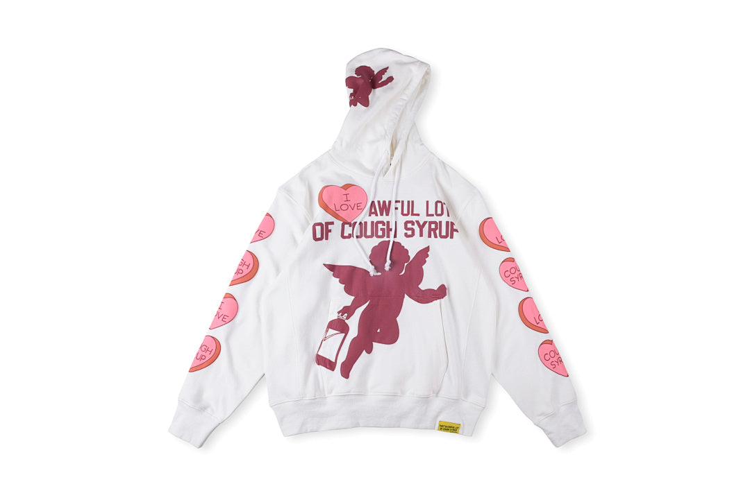 2024欧美潮That's A Awful Lot of Cough Syrup 爱心运动休闲卫衣 - view 14