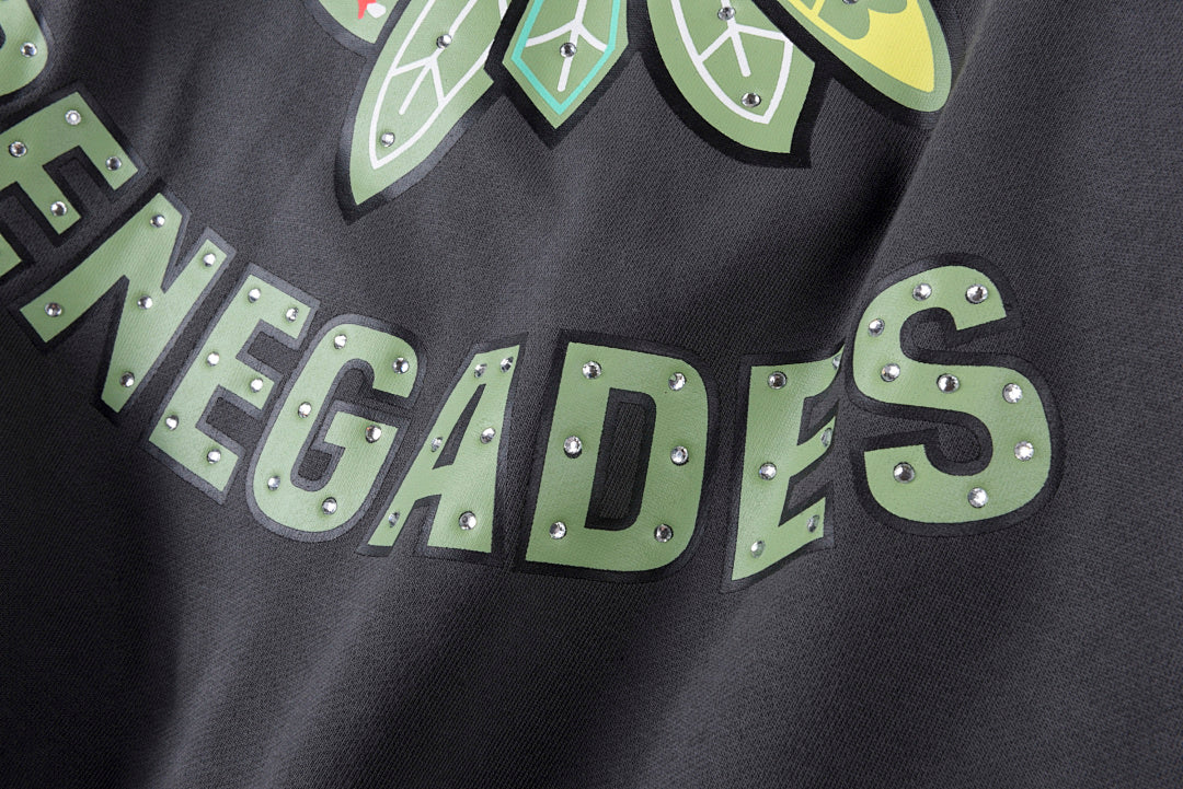 Glo Gang Renegades Full Zip Hoodie 卡通印花拉链连帽卫衣 - view 10