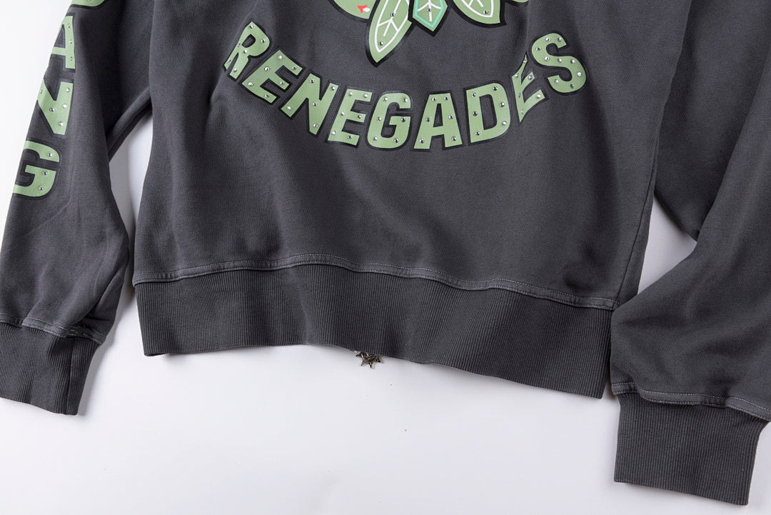 Glo Gang Renegades Full Zip Hoodie 卡通印花拉链连帽卫衣 - view 11
