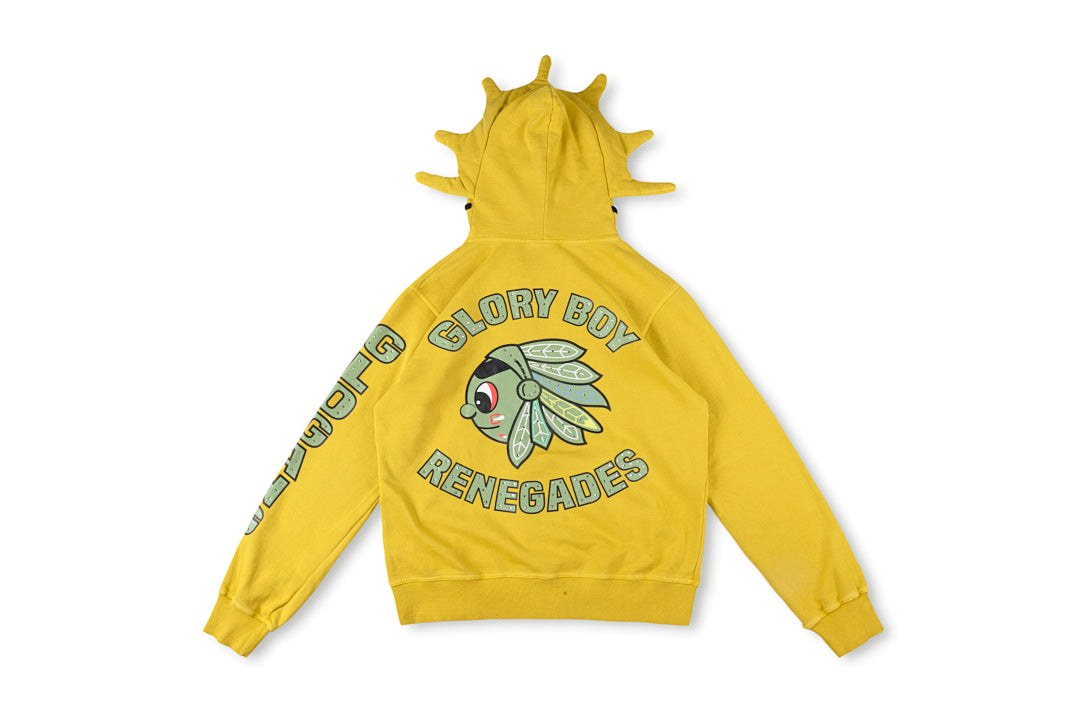 Glo Gang Renegades Full Zip Hoodie 卡通印花拉链连帽卫衣 - view 15