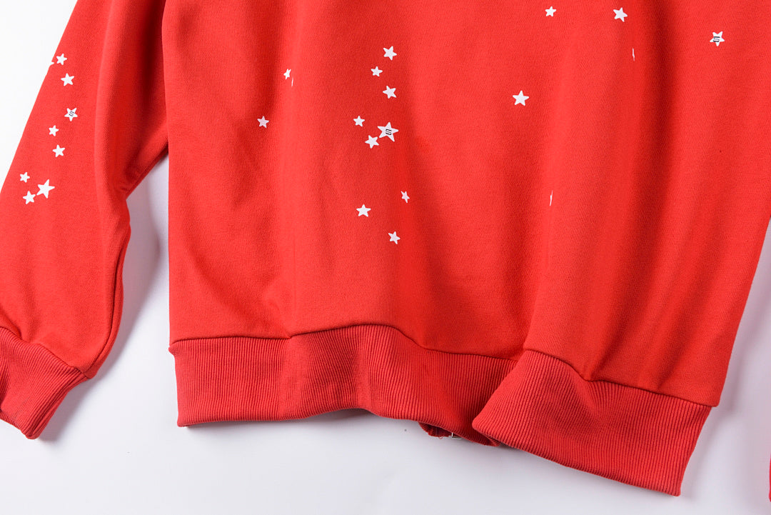 Sp5der 555555 Atlanta Hoodie发泡印花拉链卫衣 - view 8
