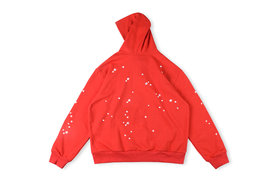 Sp5der 555555 Atlanta Hoodie发泡印花拉链卫衣 - view 10