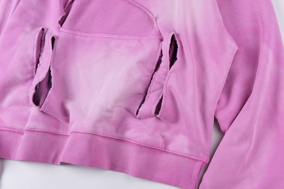 KANYE WEST TRIPLE POCKET PERFECTH HOODIE洗水休闲卫衣 - view 4