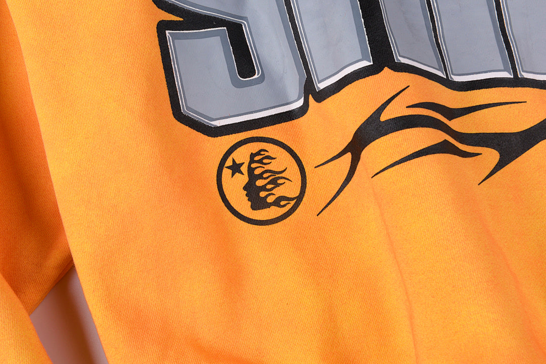 Hellstar Studios sun zip orange hoodie capsule 11拉链卫衣 - view 9