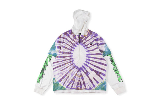 Hellstar Studios embroidery Hoodie 扎染刺绣拼接连帽卫衣 - view 13