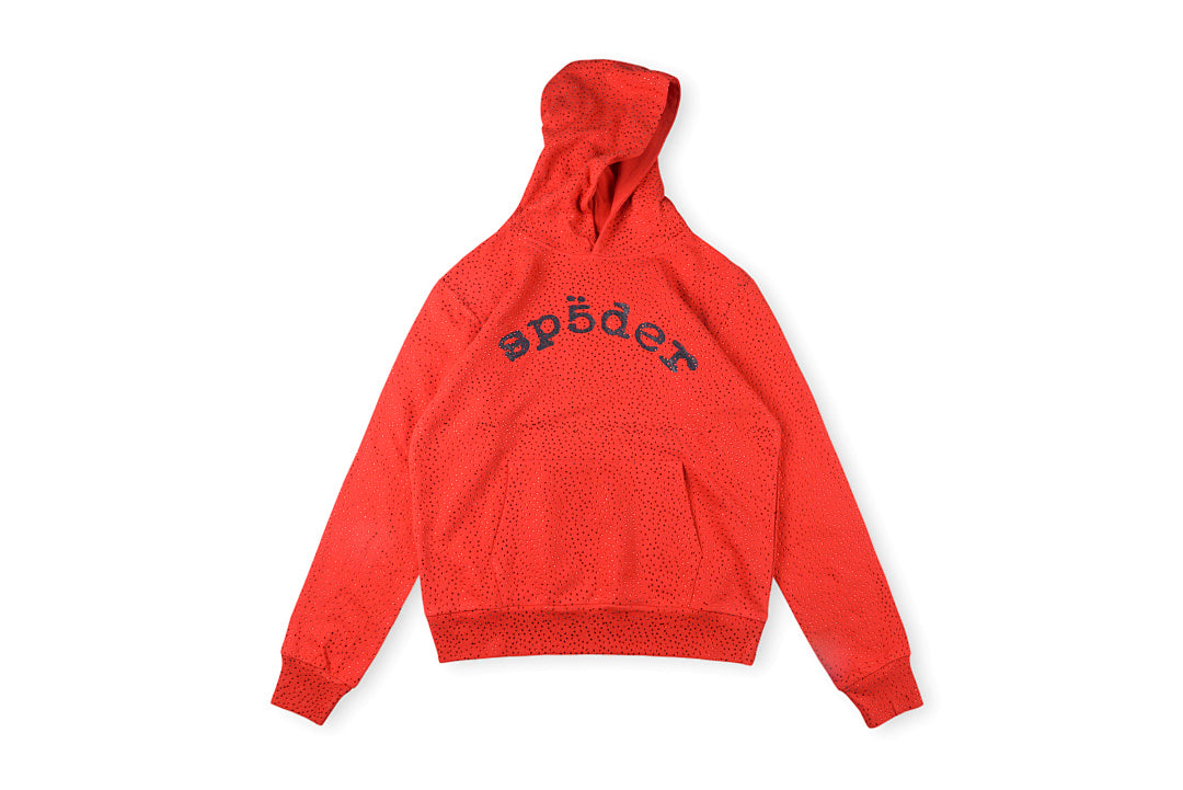 Sp5der worldwide 555555 SPIDER hoodie满烫钻蜘蛛套装卫衣 - view 10