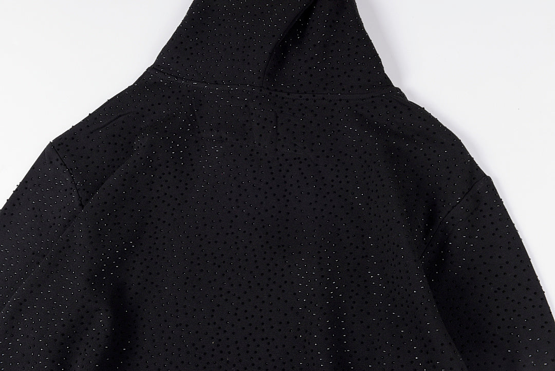 Sp5der worldwide 555555 SPIDER hoodie满烫钻蜘蛛套装卫衣 - view 18