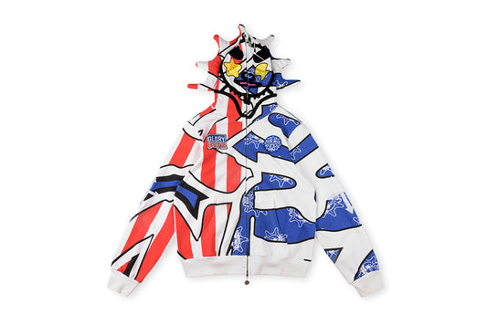 Glo Gang The Glory Full Zip Hoodie 饮料卡通印花刺绣拉链卫衣 - view 16