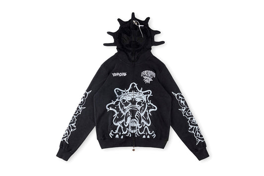 Glo Gang Eroded Glo Thermal Hoodie 饮料卡通休闲洗水连帽卫衣 - view 12