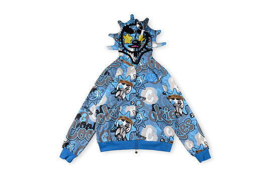 Glo Gang Eroded Glo Thermal Hoodie 饮料卡通休闲洗水连帽卫衣 - view 11