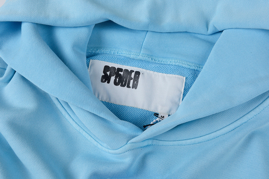 Sp5der 555555 Hoodies 经典蜘蛛网印花男女休闲套装连帽卫衣 - view 3