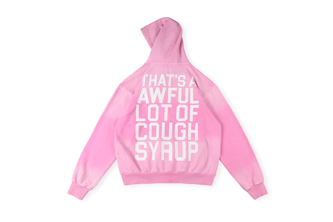 That's A Awful Lot of Cough Syrup裂纹印花休闲套装卫衣 - view 11