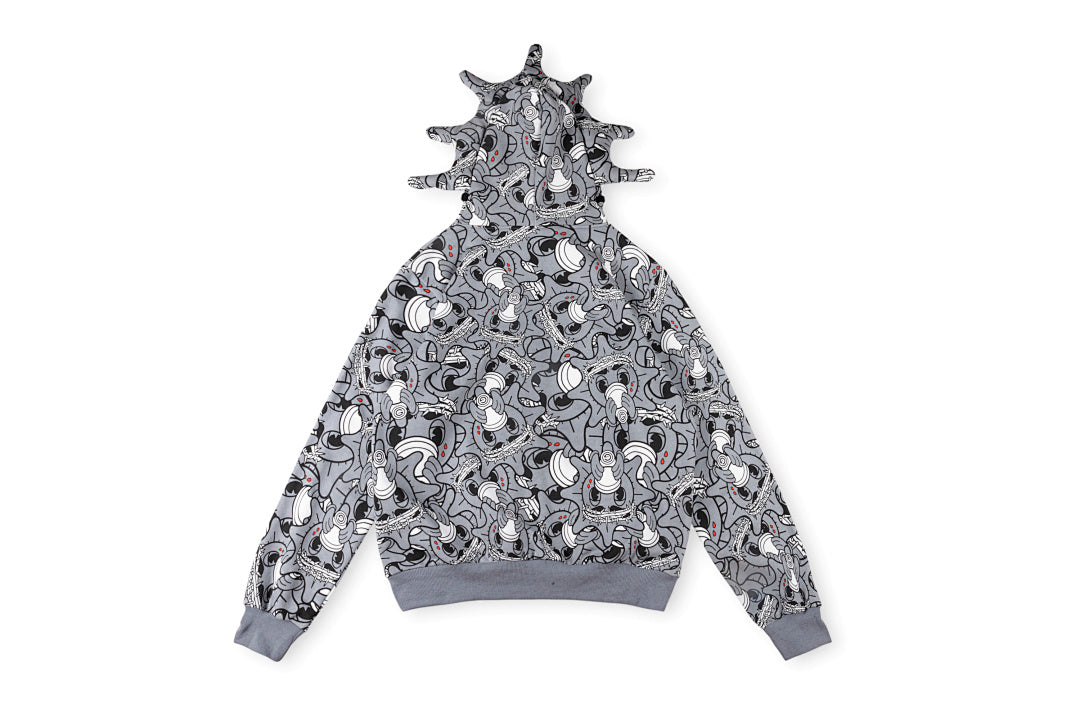 Glo Gang The Glory Full Zip Hoodie饮料卡通印花刺绣拉链卫衣 - view 10