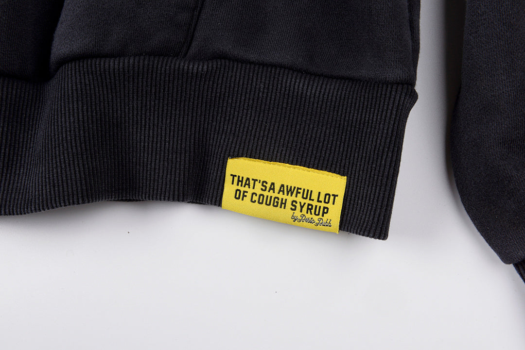 That's A Awful Lot Of Cough Syrup Hoodie骷髅骨骼刺绣连帽卫衣 - view 4