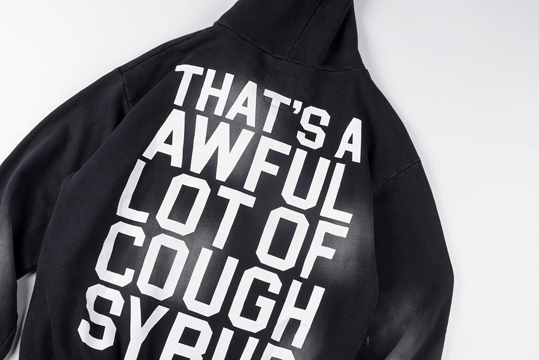 That's A Awful Lot Of Cough Syrup Hoodie骷髅骨骼刺绣连帽卫衣 - view 10