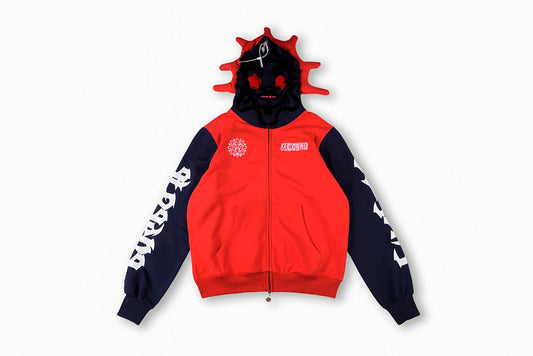 Glo Gang The Glory Full Zip Hoodie刺绣个性尖角连帽卫衣 - view 13