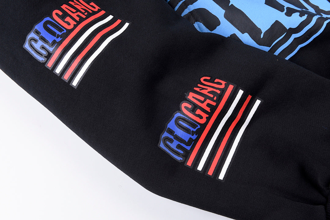 Glo Gang Boyz Worldwide hoodie 饮料卡通男女拉链卫衣 - view 3