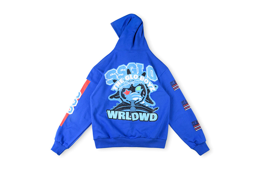 Glo Gang Boyz Worldwide hoodie 饮料卡通男女拉链卫衣 - view 15