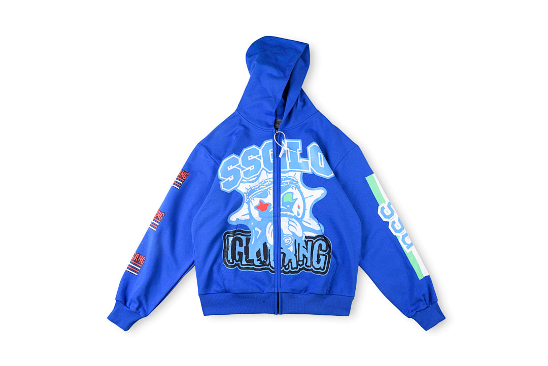 Glo Gang Boyz Worldwide hoodie 饮料卡通男女拉链卫衣 - view 16