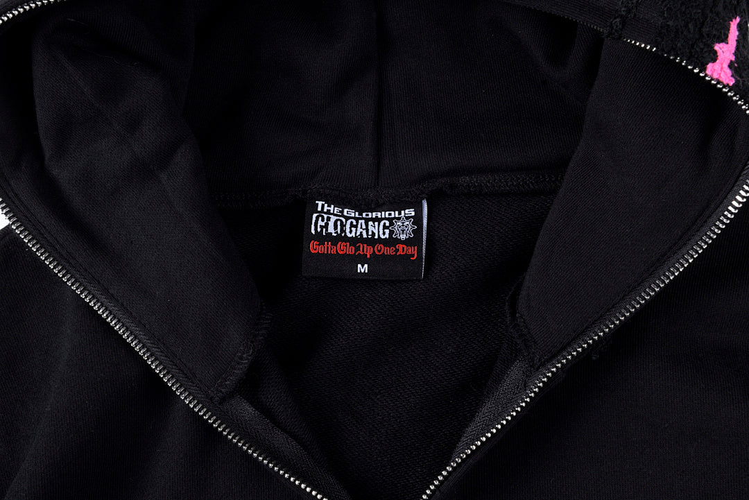 Glo Gang Halloween Full Zip Hoodie 万圣节系列连帽卫衣 - view 2