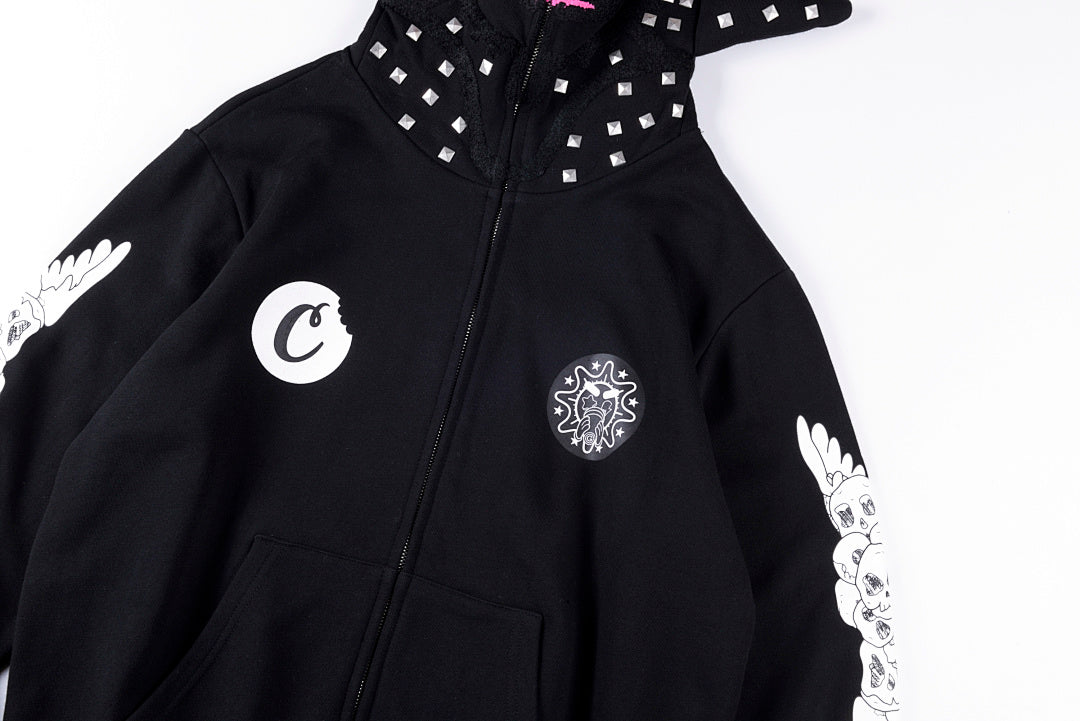 Glo Gang Halloween Full Zip Hoodie 万圣节系列连帽卫衣 - view 7