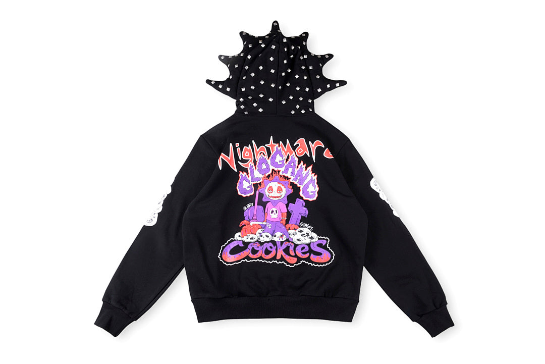 Glo Gang Halloween Full Zip Hoodie 万圣节系列连帽卫衣 - view 13