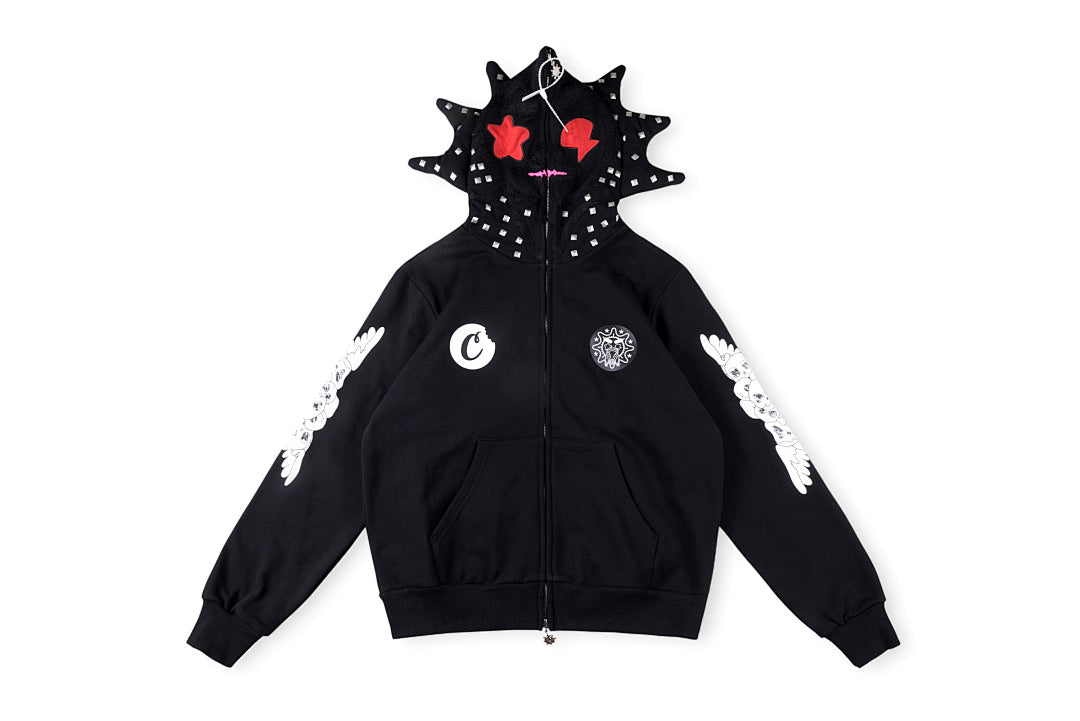 Glo Gang Halloween Full Zip Hoodie 万圣节系列连帽卫衣 - view 14