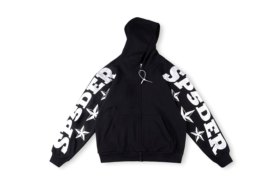 Sp5der worldwide 555555 美式潮牌个性星星印花套装卫衣 - view 10