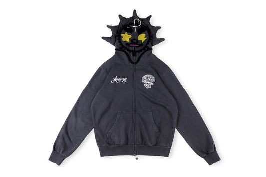 Glo Gang The Glory Full Zip Hoodie刺绣字拉链卫衣 - view 11