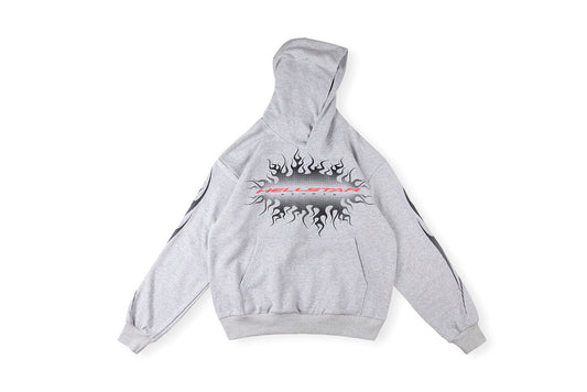 Hellstar Studios Hoodie 火焰印花休闲纯棉卫衣 - view 14