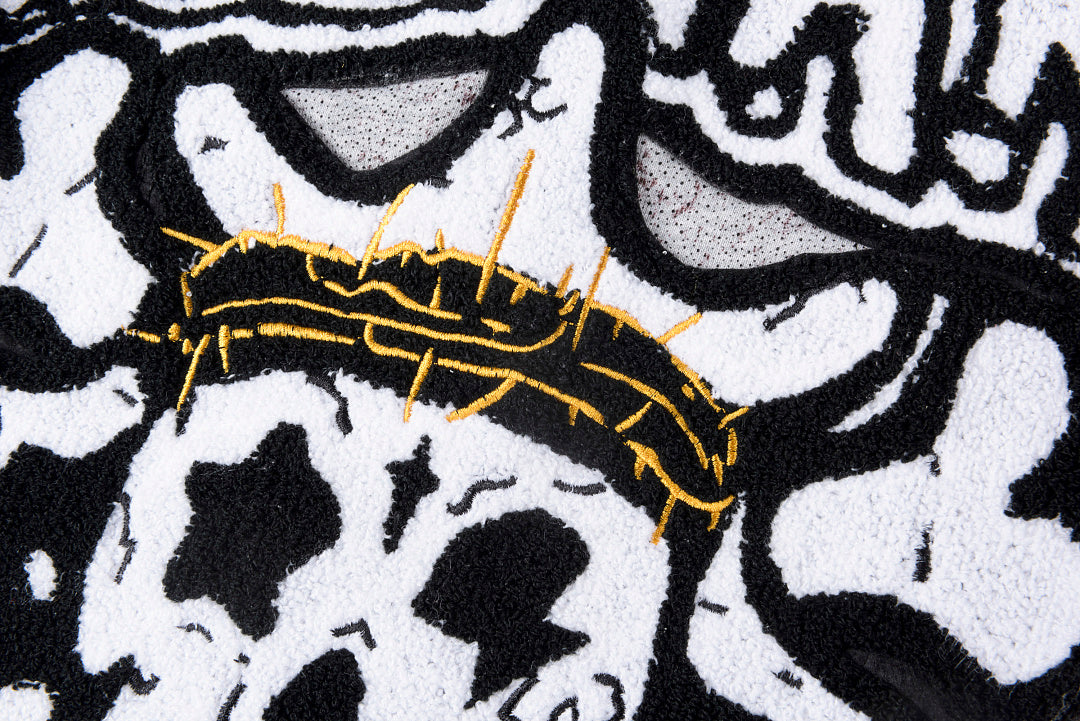 Glo Gang The Glory Full Zip Hoodie饮料卡通印花刺绣拉链卫衣 - view 8
