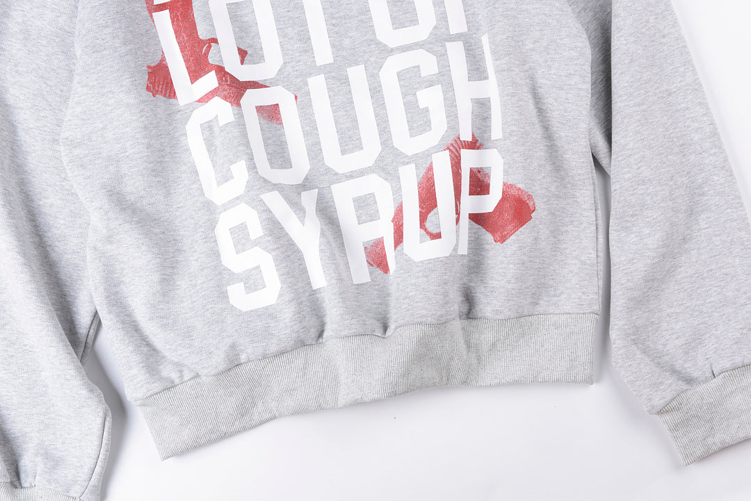 That's A Awful Lot of Cough Syrup 手枪印花连帽卫衣 - view 8