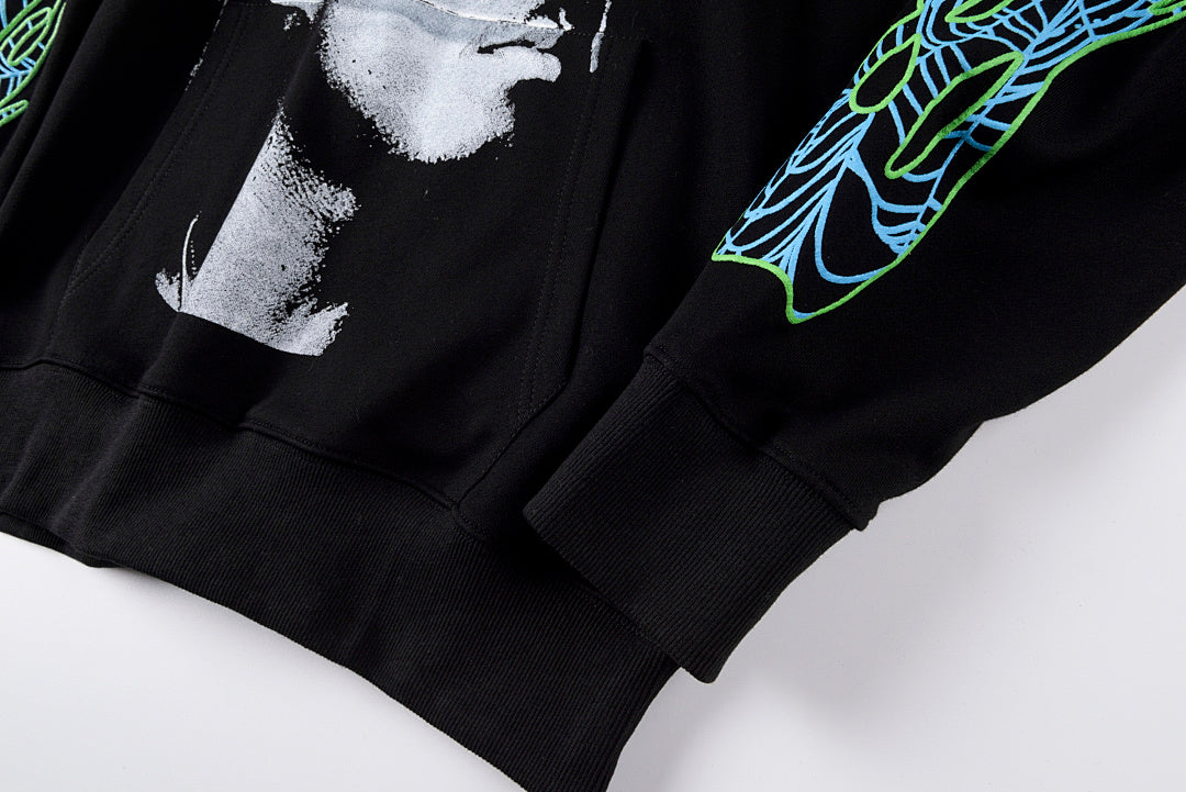 Young Thug Sp5der 555555 Hoodie 美潮明星合作款套头连帽衫卫衣 - view 3