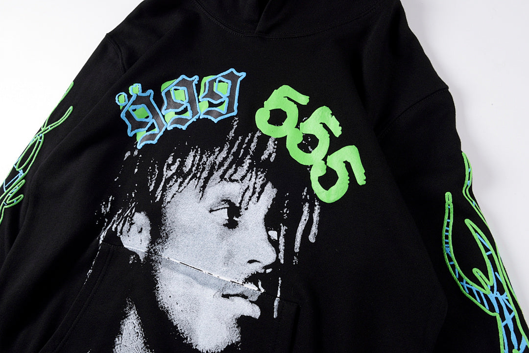 Young Thug Sp5der 555555 Hoodie 美潮明星合作款套头连帽衫卫衣 - view 9