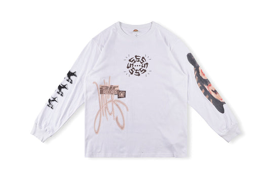 Travis Scott Cactus Jack AIR RECORDS REVERSE嘻哈男女长袖T - view 12