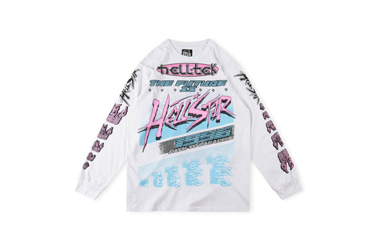 Hellstar Brain Racer Long Sleeve 脑赛车手男女长袖T - view 13